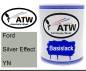 Preview: Ford, Silver Effect, YN: 1L Lackdose, von ATW Autoteile West.